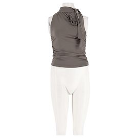 Autre Marque Top ajustado castanho 13MONTH XS Marrom