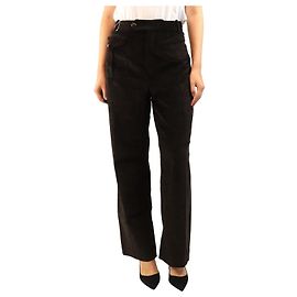 Autre Marque Pantaloni in velluto a coste marrone scuro - size UK 18 Marrone