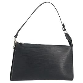 LOUIS VUITTON Epi Pochette Accessoires Accessory Pouch Black M52982 Autre