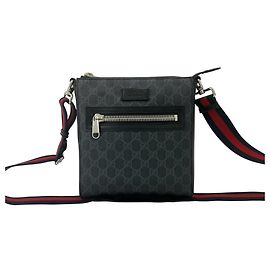 Borsa a Tracolla Piccola Gucci Nero Rosso Blu navy