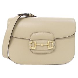 Borsa a tracolla Gucci HORSEBIT 1955 Beige