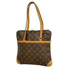 Sac Cabas Louis Vuitton Monogram Coussin GM Marron