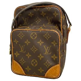 Louis Vuitton Monogram Amazon Schultertasche Braun