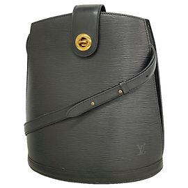 Borsa a tracolla Louis Vuitton Epi Cluny Nero