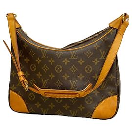 Bolsa de Ombro Louis Vuitton Monogram Boulogne 30 Marrom
