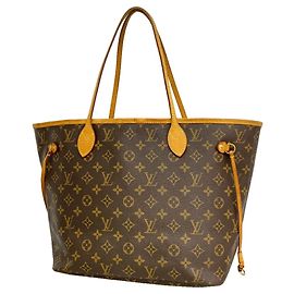 Louis Vuitton Monogram Neverfull MM Tote Bag Pink