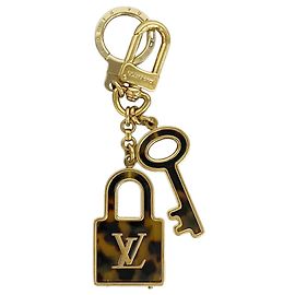 Louis Vuitton Keychain Charm Portefeuille Confidence Brown Golden
