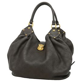 Louis Vuitton Mahina Tote Bag Schokolade