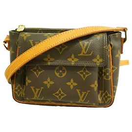 Louis Vuitton Monogram Vivacite PM Schultertasche Braun