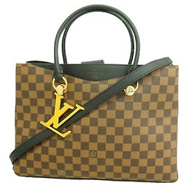 Saco Tote Louis Vuitton Damier LV Riverside Preto Damier ebene