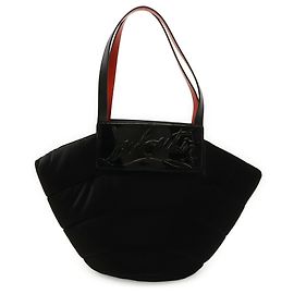 Sac cabas Christian Louboutin Rubishore Noir Rouge
