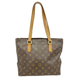 Louis Vuitton Monogram Cabas Piano Tote Bag Braun