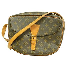 Borsa a tracolla Louis Vuitton Monogram Jeune Fille GM Marrone