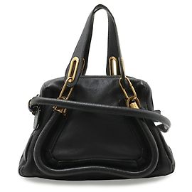 Borsa Chloé Paraty in pelle nera Nero