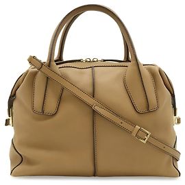 Tod's D-styling D-bag Mini Boston Handtasche Braun Beige