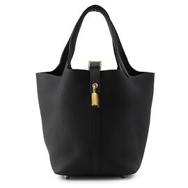 Hermès Hermes Picotin Lock PM Handtasche Schwarz