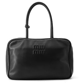 Sac cabas en cuir Miu Miu Noir