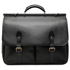 Louis Vuitton Black Epi Sac Chasse Hunting Bag Black