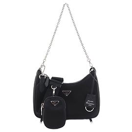 Prada Black Tessuto Re Edition 2005 Satchel Handtasche Schwarz