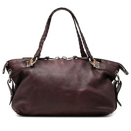 Gucci Bamboo Bar Tote aus Leder in Rot, Größe Medium Rot Bordeaux