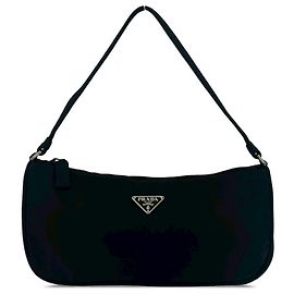 Prada Tessuto Pochette Schwarz Schwarz