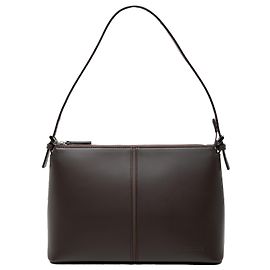 Bolsa de ombro Burberry em couro marrom Marrom Castanho escuro