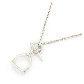 Hermès Collar Etrier Hermes en plata de ley Plata