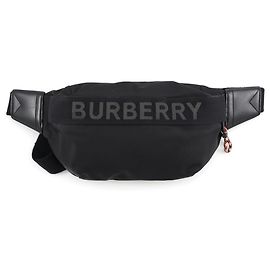 Borsa a tracolla Burberry in nylon nero Nero