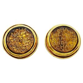 Orecchini a clip Chanel placcati oro D'oro