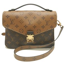 Bolso Louis Vuitton Monogram Reverse Pochette Metis Castaño Monograma