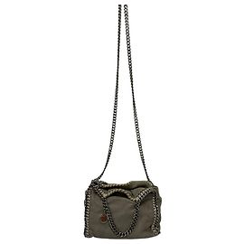 Stella Mc Cartney Stella McCartney Bolsa de Ombro Falabella Tiny Marrom