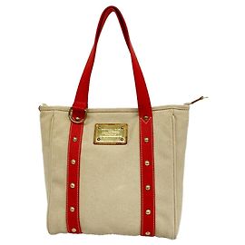 Saco Louis Vuitton Antigua Cabas MM Bege