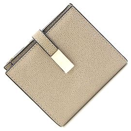 Valextra Bi-fold Wallet in Oyster Gray Grey