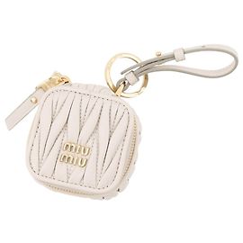 Charm per borsa Miu Miu in pelle Matelassé Beige