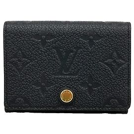 Louis Vuitton Noir Visitenkartenetui Schwarz