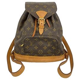 Louis Vuitton Monogram Montsouris MM Rucksack Braun