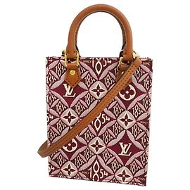 Louis Vuitton Monogram Jacquard Handtasche Bordeaux
