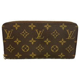 Portefeuille Zippy Monogram Louis Vuitton Marron