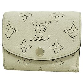 Louis Vuitton Mahina Portefeuille Iris XS Tri-fold Wallet Marrom