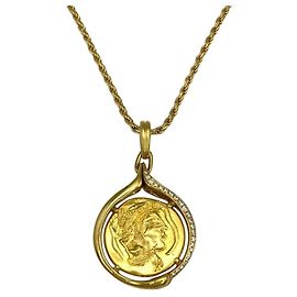 Collar con colgante de moneda Piaget Hans Erni Otro