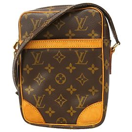 Louis Vuitton Monogram Danube Shoulder Bag Brown