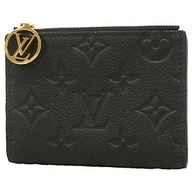 Louis Vuitton Monogram Empreinte Portefeuille Lisa Wallet Noir
