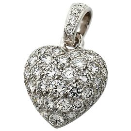 Pendente Cartier Cuore in Oro Bianco 18K Altro