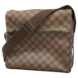 Sac à épaule Louis Vuitton Damier Naviglio Damier ebène