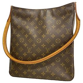 Bolsa de Ombro Louis Vuitton Monogram Looping GM Marrom