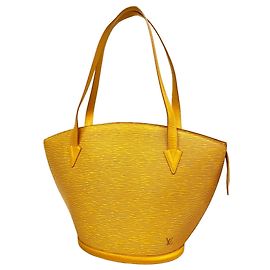 Louis Vuitton Epi Saint Jacques Shoulder Bag Yellow