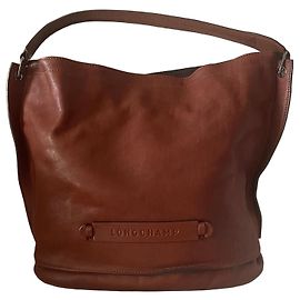 Longchamp 3D Borsa a Secchiello in Pelle Marrone Marrone