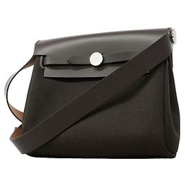 Hermès Bolsa de Ombro Hermes - Herbag Zip Mini Marrom