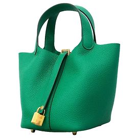 Hermès Sac à main Hermes Picotin Lock PM Vert