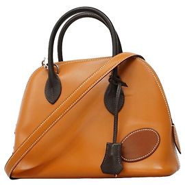 Hermès Sac à main Hermes Bolide 1923 25 Marron Doré Autre
